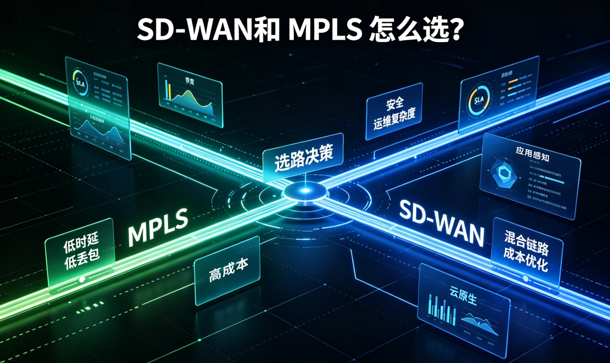 SD-WAN 和 MPLS 怎么选？从架构代际视角看两种技术的分工逻辑