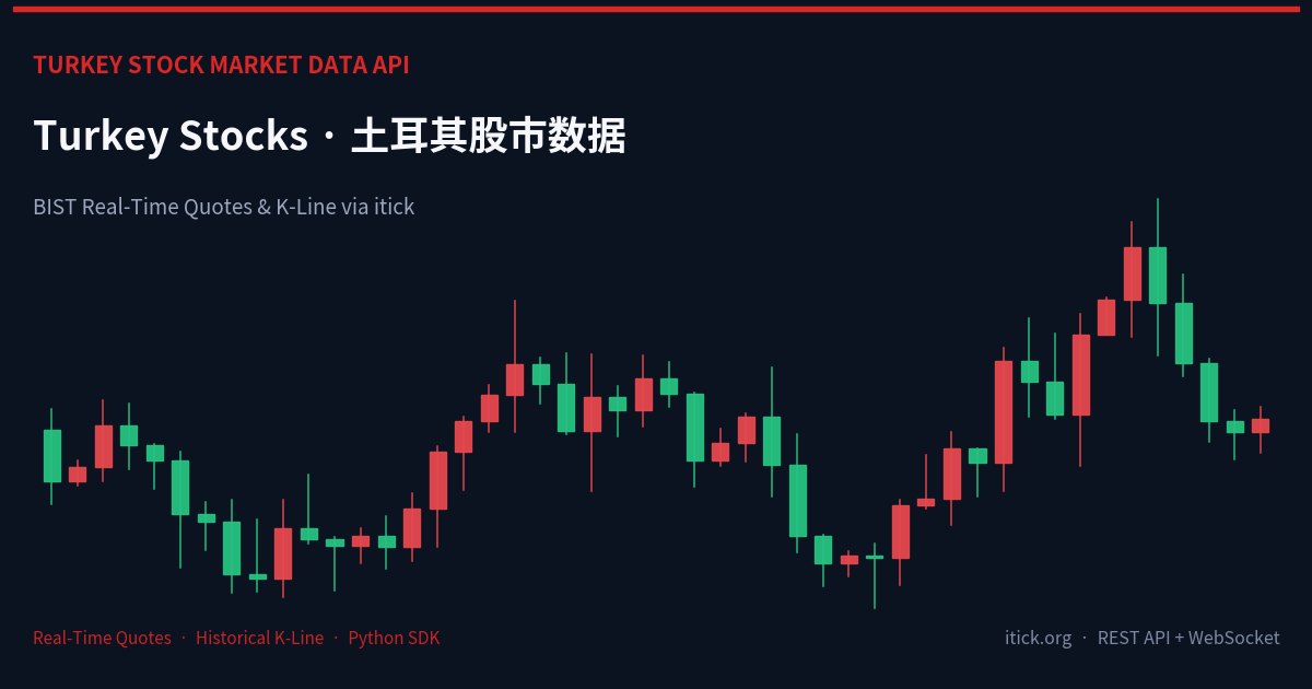 Turkey Stocks 土耳其股市数据 itick API