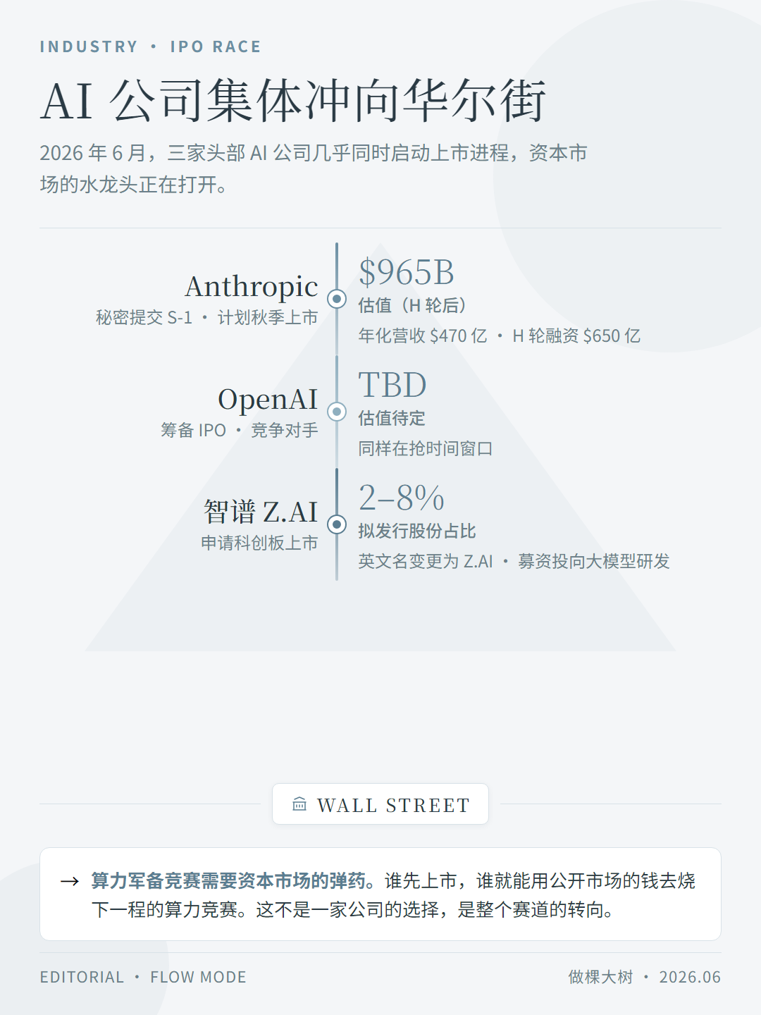 AI 公司 IPO 竞赛