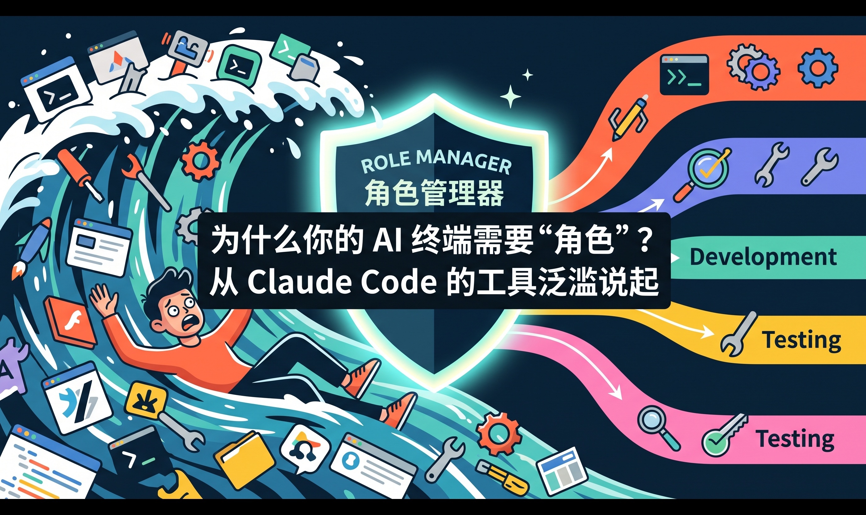 为什么你的 AI 终端需要&ldquo;角色&rdquo;？从 Claude Code 的工具泛滥说起