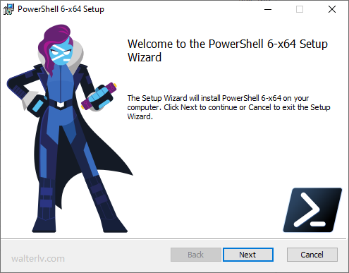PowerShell 安装界面