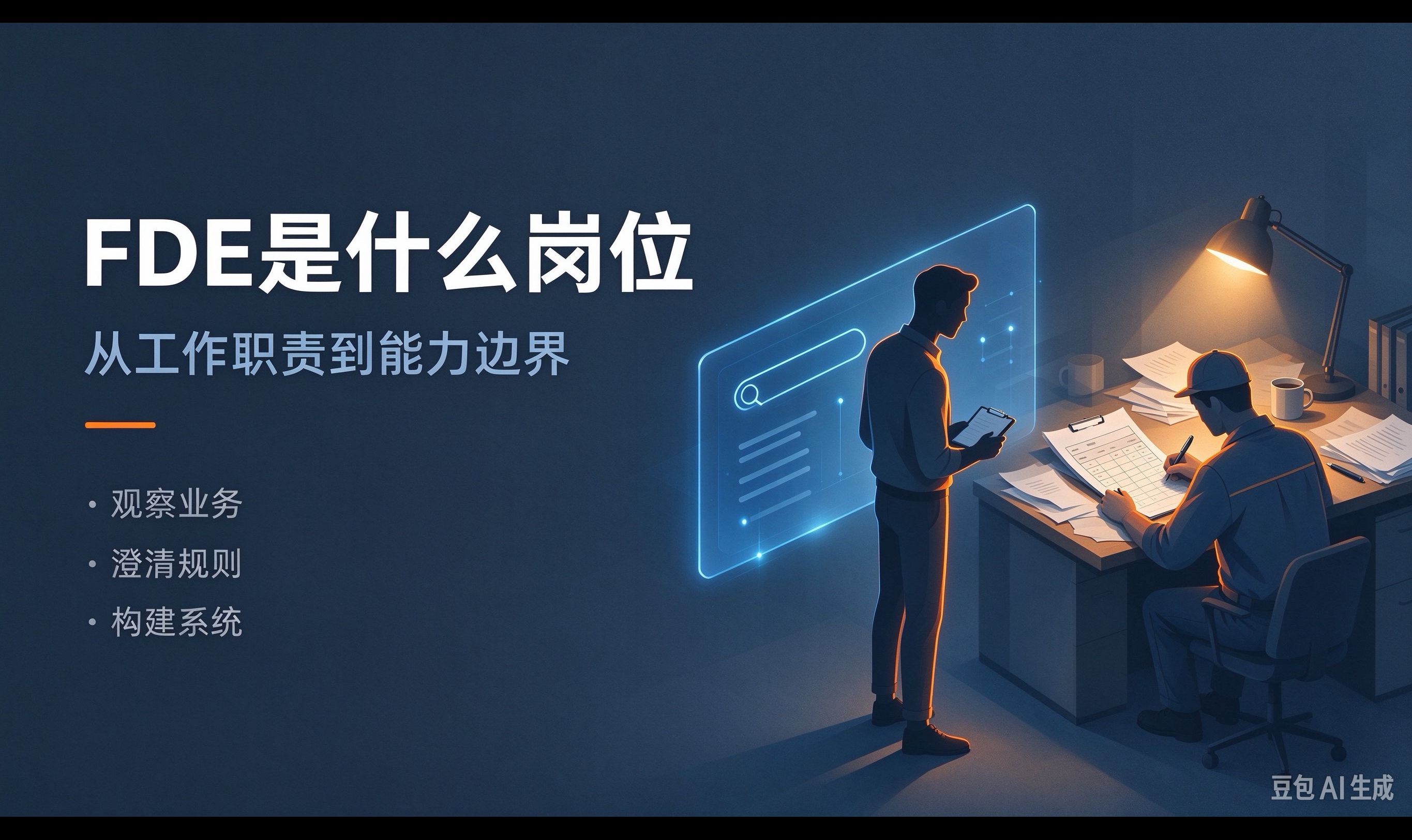 FDE是什么岗位：从工作职责到能力边界
