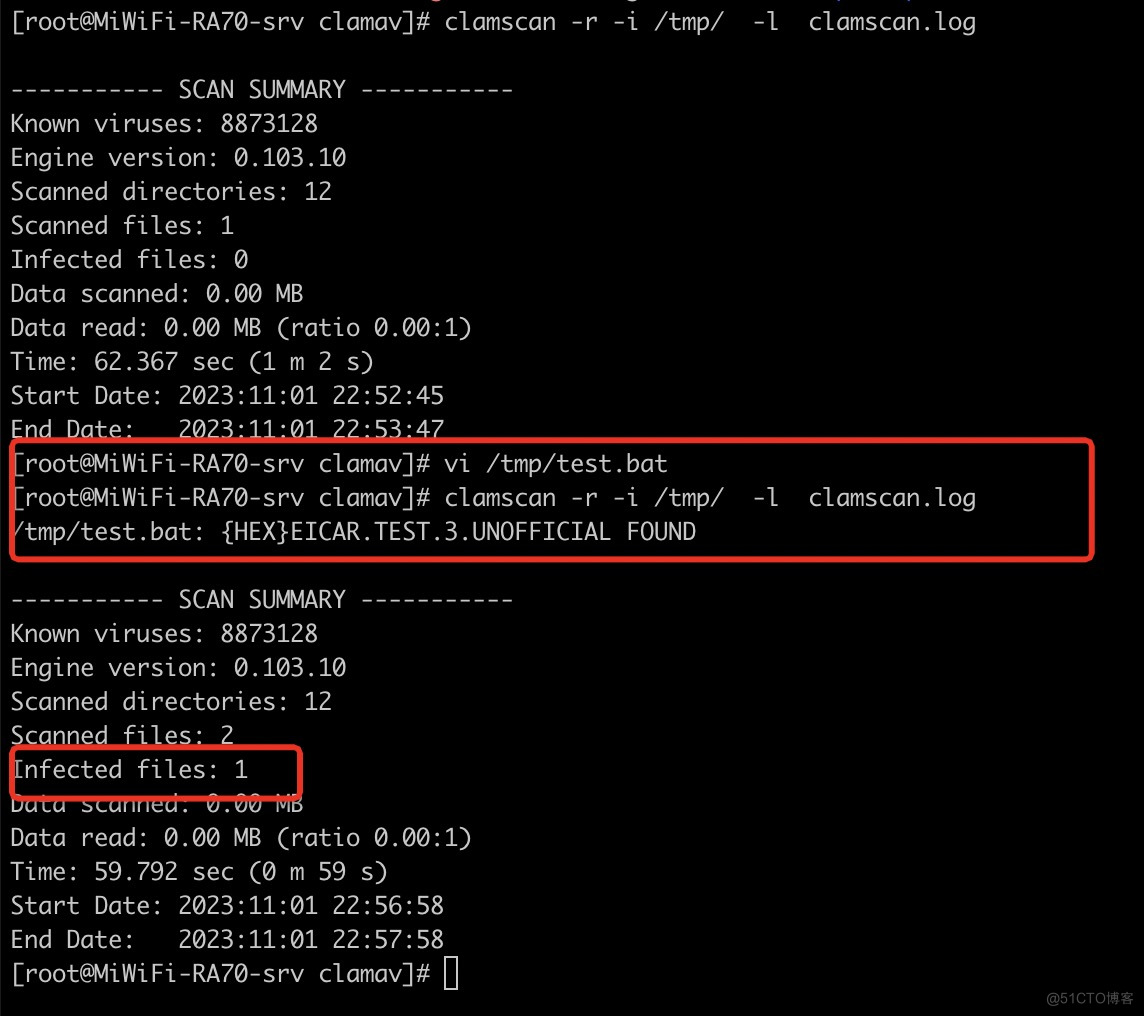 Linux 服务器安全攻防 - 病毒查杀_clamav_02