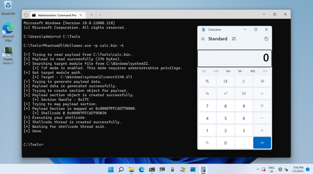 Phantom DLL Hollowing 的 CSharp 实现-腾讯云开发者社区-腾讯云