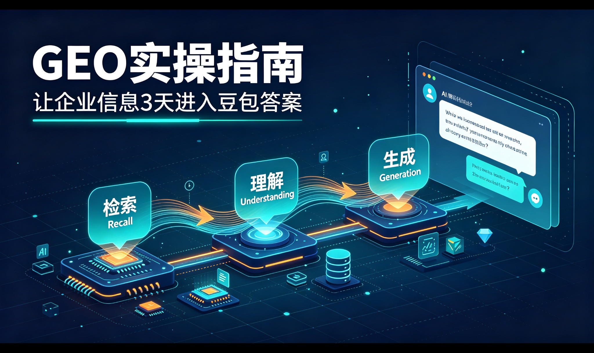 GEO实操指南：让企业信息3天进入豆包答案（生成式引擎优化入门）