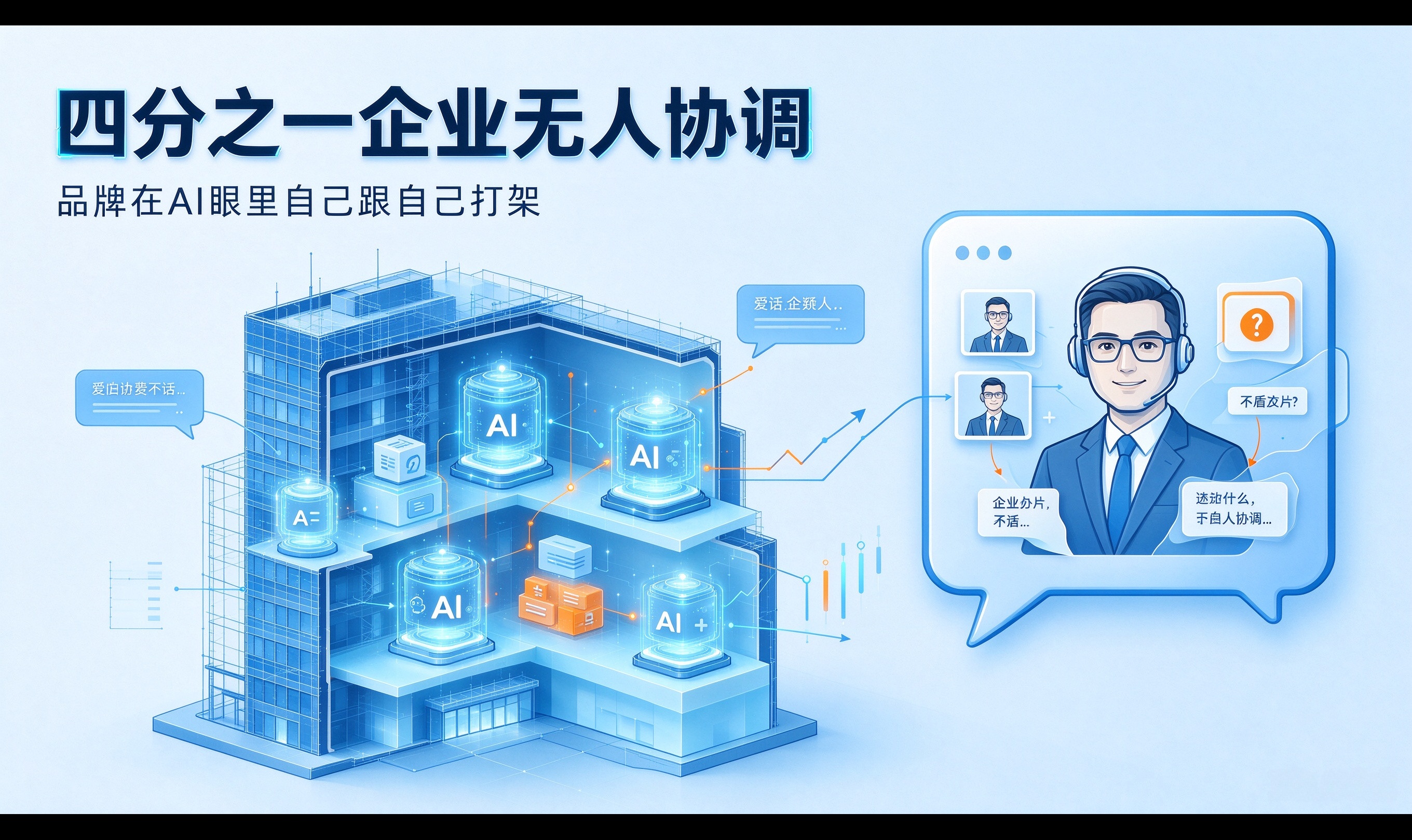 四分之一大企业无人协调 AI：品牌在 AI 眼里自己打架