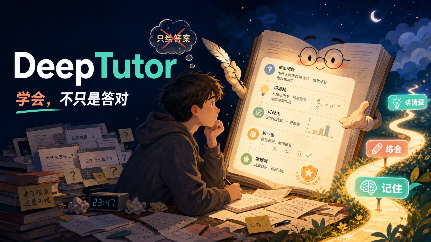 这个开源项目，有点东西！2.9 万 Star DeepTutor