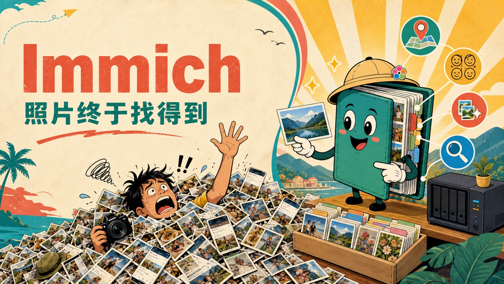 绷不住了！照片拍得越多，找起来越崩溃：10.8 万 Star Immich 把相册变成私人记忆库