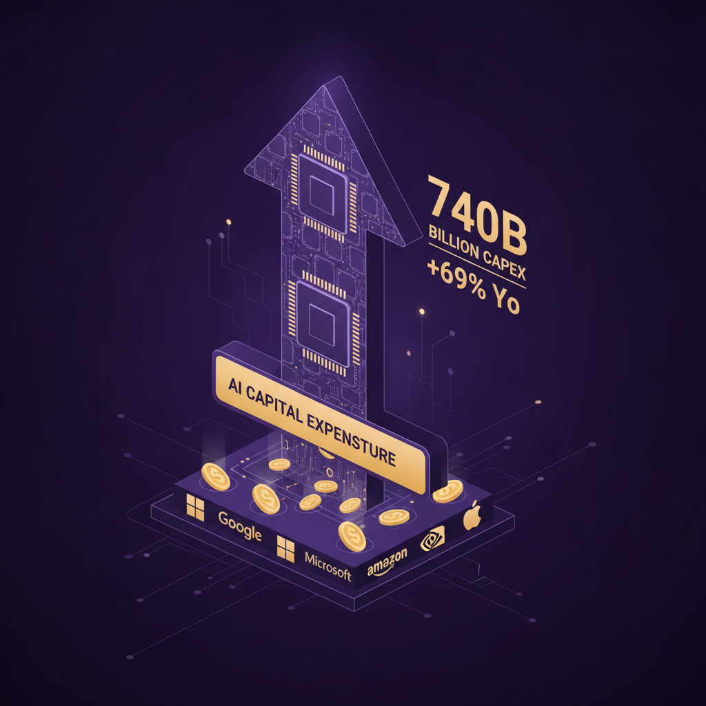 Big Tech AI capital expenditure 740 billion