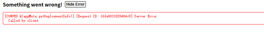 打开网页Error。