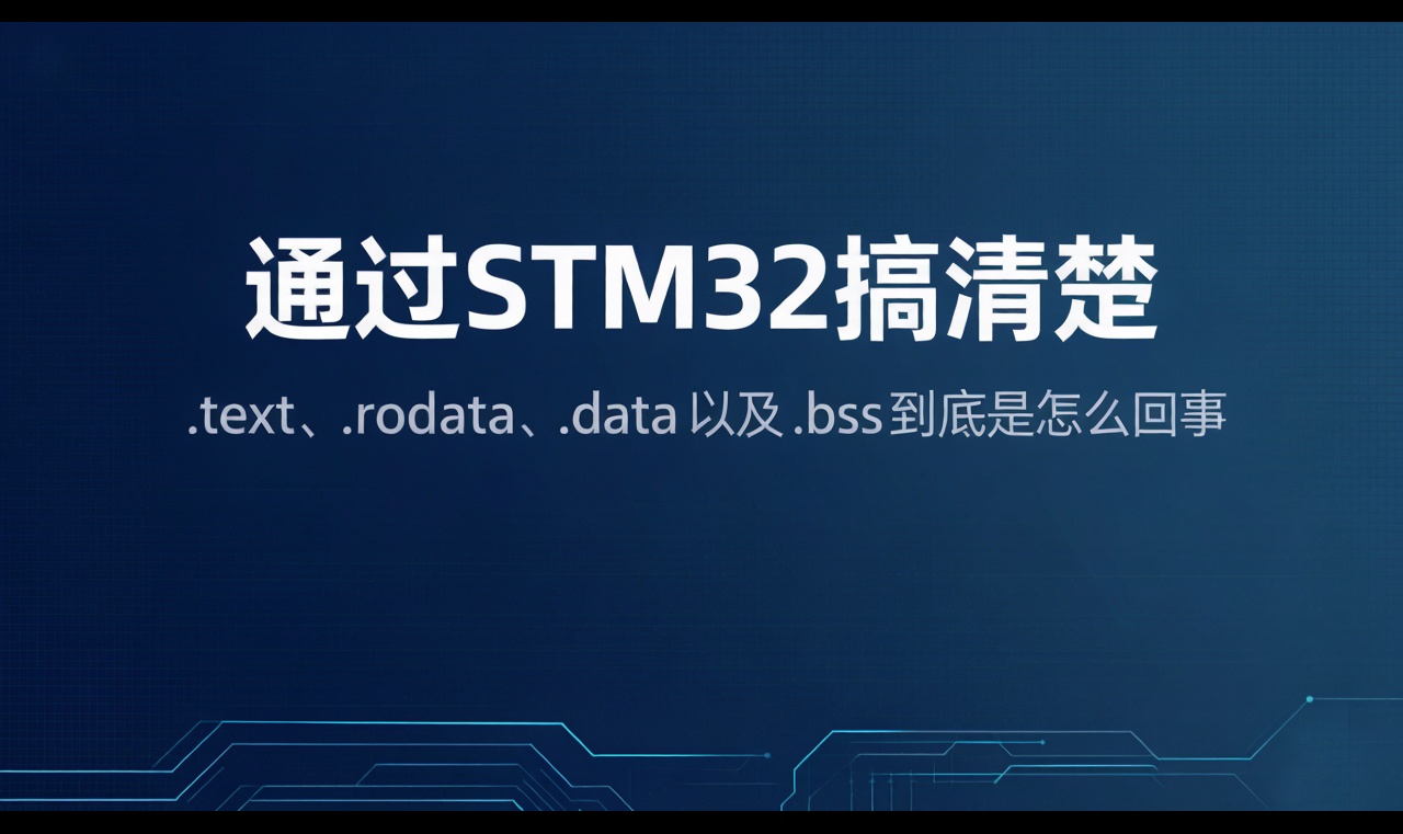 通过STM32搞清楚 .text、 .rodata、 .data 以及 .bss 段是怎么回事