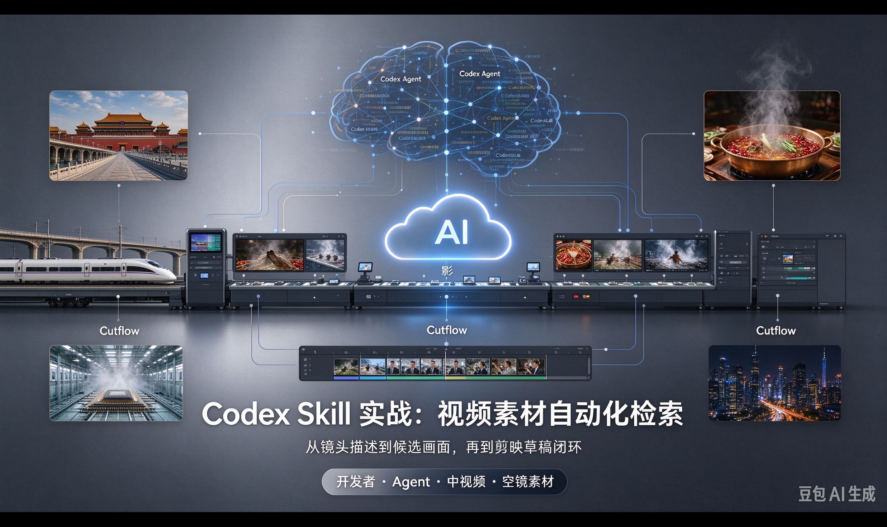 我用DeepSeek+Qwen-TTS搭了一套视频自动化Skill，基于capcut-meta输出剪映草稿