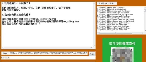利用外挂样本进行勒索