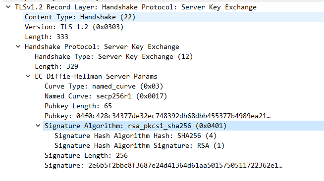 Server Key Exchange