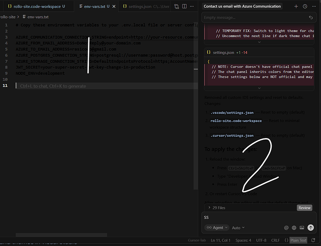 IDE AI Chat Panel text not legible (dark theme) - Help - Cursor - Community  Forum