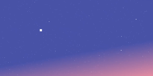 动效14：旋转星空