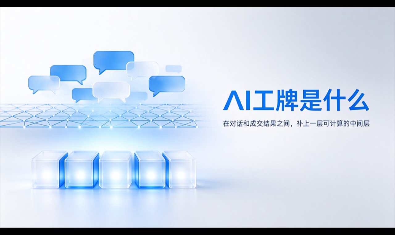 AI工牌是什么：补上对话与成交之间那层可计算的中间层