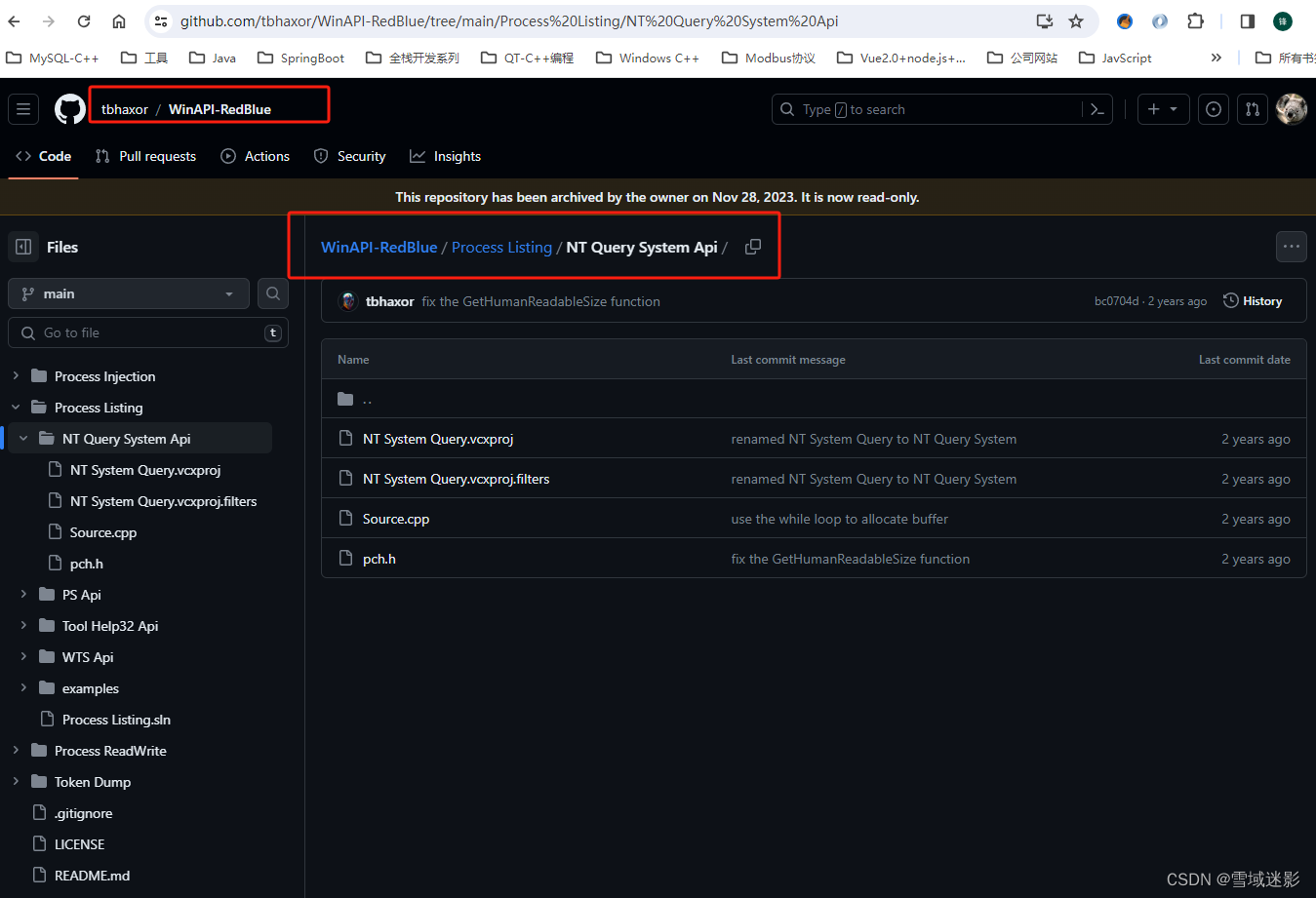 NT Query System Api