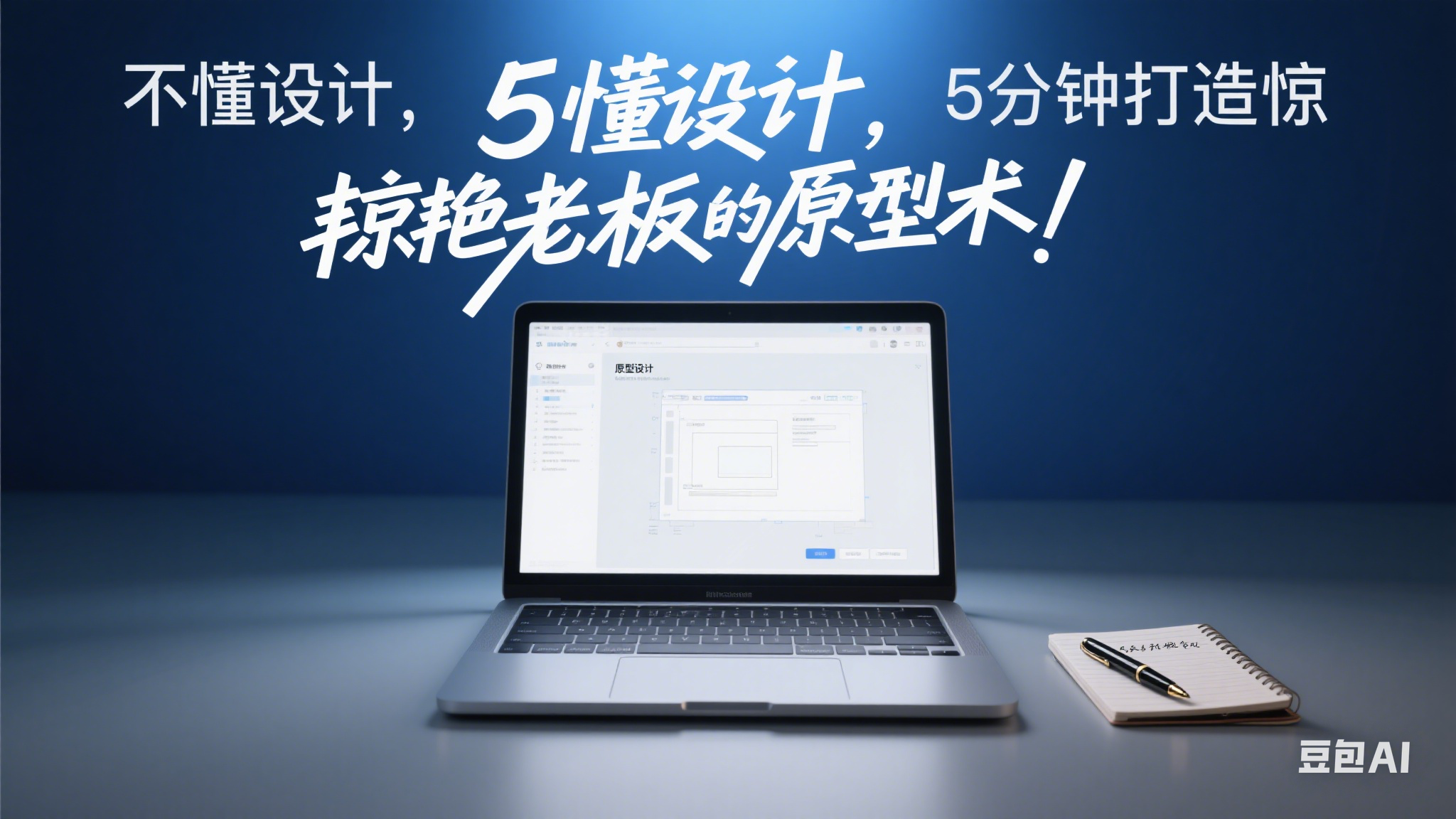 【Craft AI】不懂设计，5分钟打造惊艳老板的原型术！