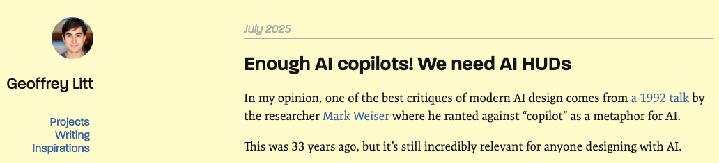 https://www.geoffreylitt.com/2025/07/27/enough-ai-copilots-we-need-ai-huds