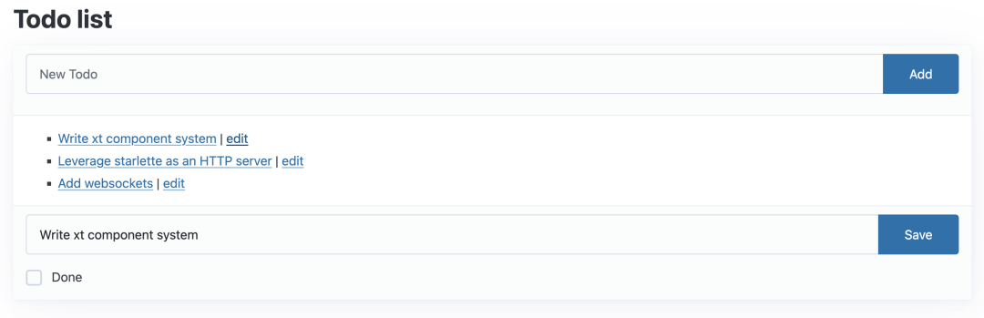 fasthtml ToDo 应用示例