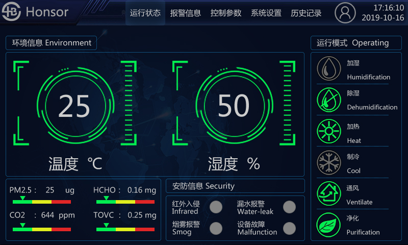 一体化控制界面