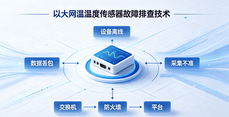 以太网温湿度传感器常见坑点：数据丢包、离线、采集不准问题排查思路