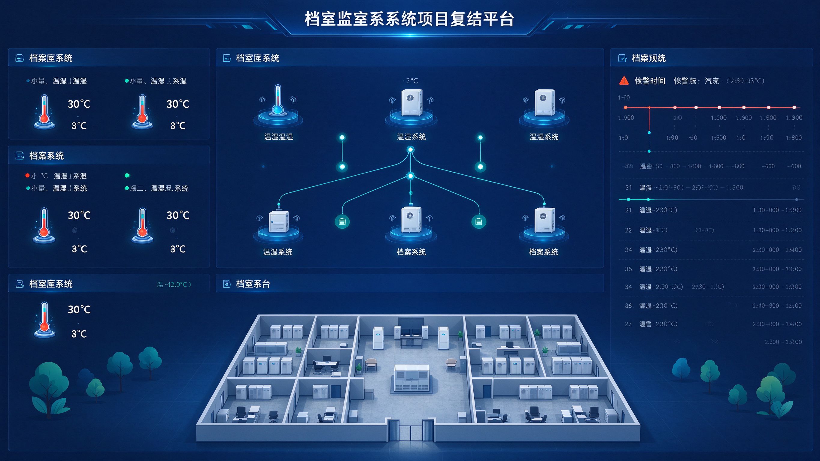 档案库房温湿度监控系统项目复盘平台总览