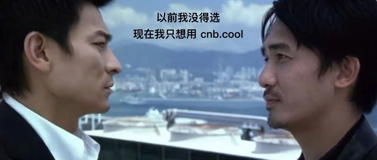 以前没得选择，现在我只想用 cnb.cool