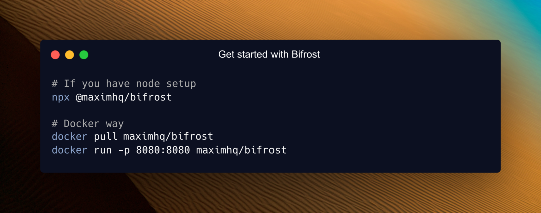 Bifrost 快速启动