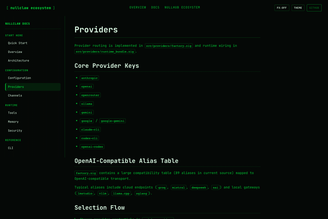 Providers 文档