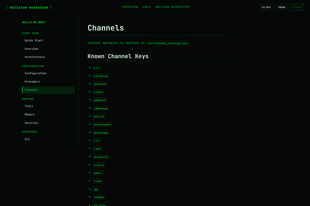 Channels 文档