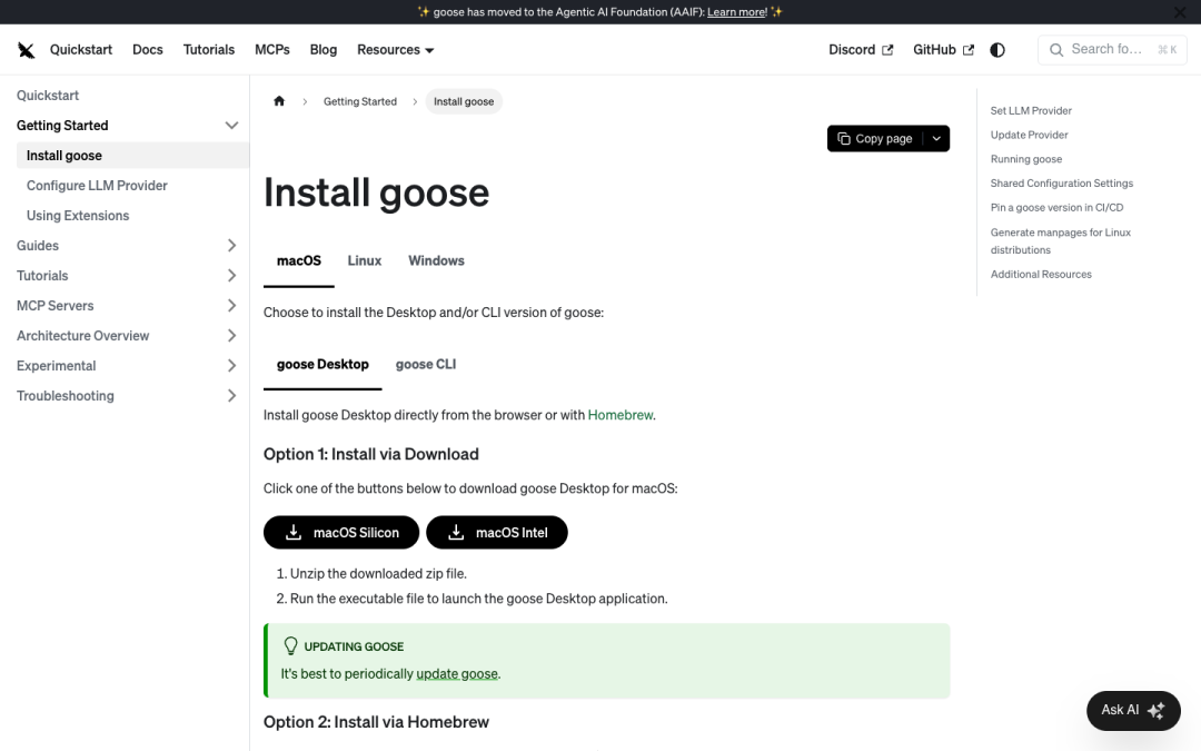 goose 安装文档
