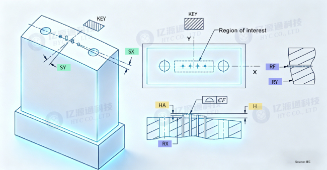 MPO 端面 3D 几何核心参数