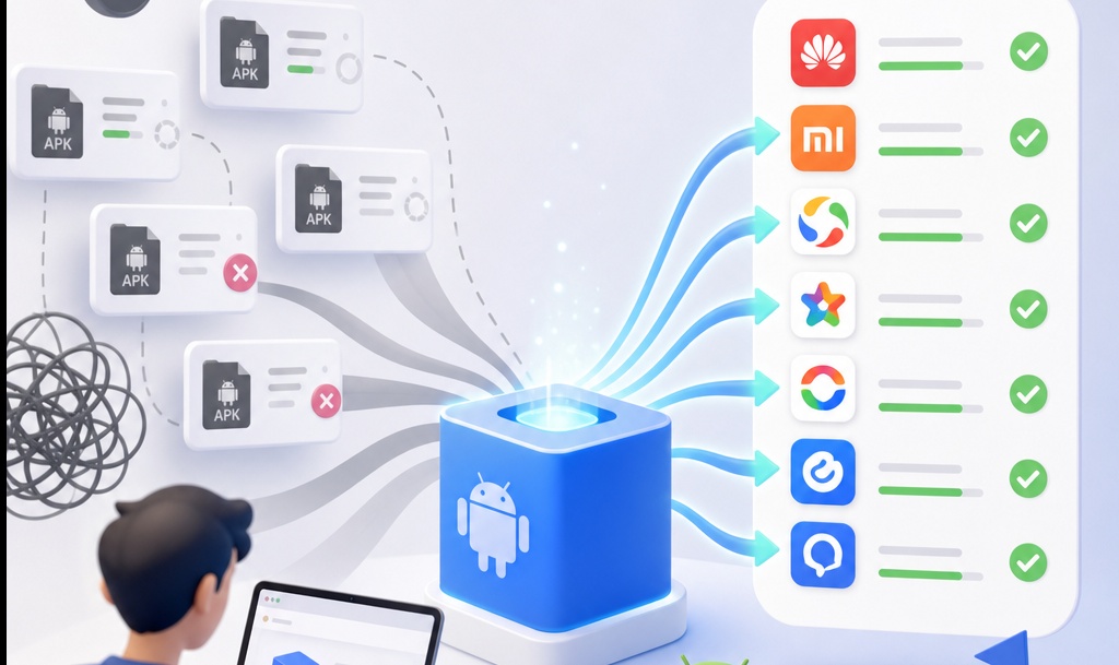 更新一个 APK 要登录 7 个后台？先把重复发布流程理