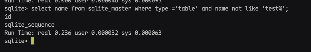 查询特定前缀表