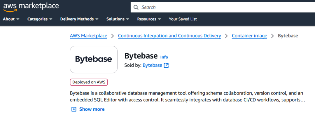 bytebase典型的国内种出国外开花的产品