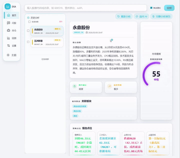 DSA 工作台首帧