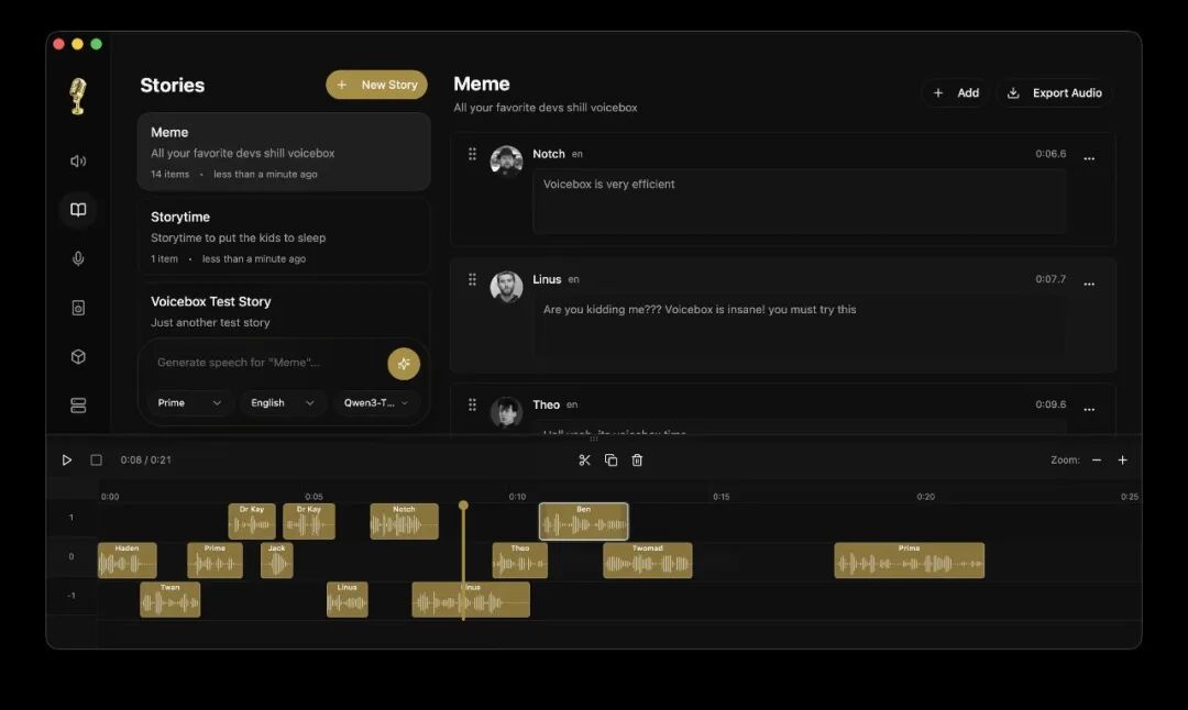 Voicebox App Screenshot 2