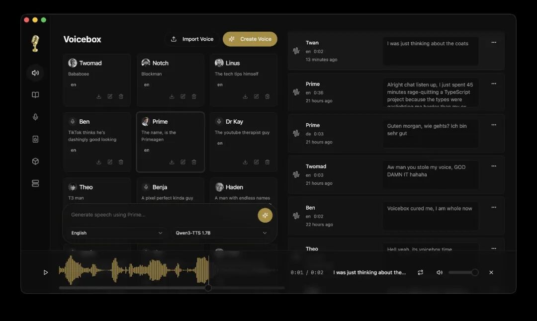 Voicebox App Screenshot 1