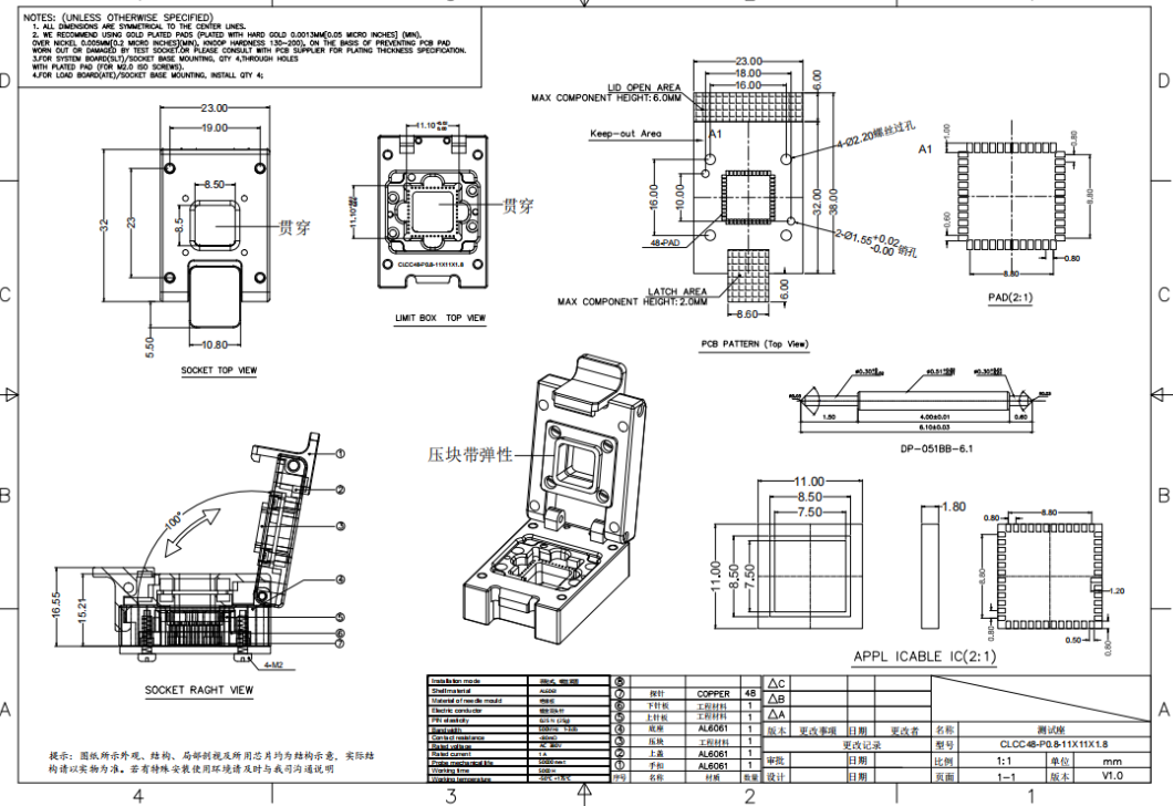鸿怡电子车规芯片测试座破解车载测试难题