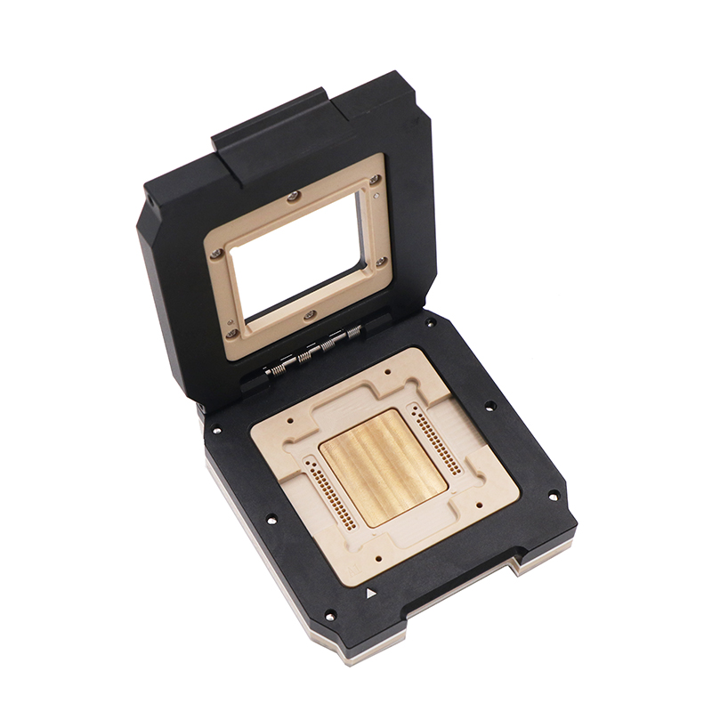 鸿怡电子芯片测试座破解手动测试损耗难题