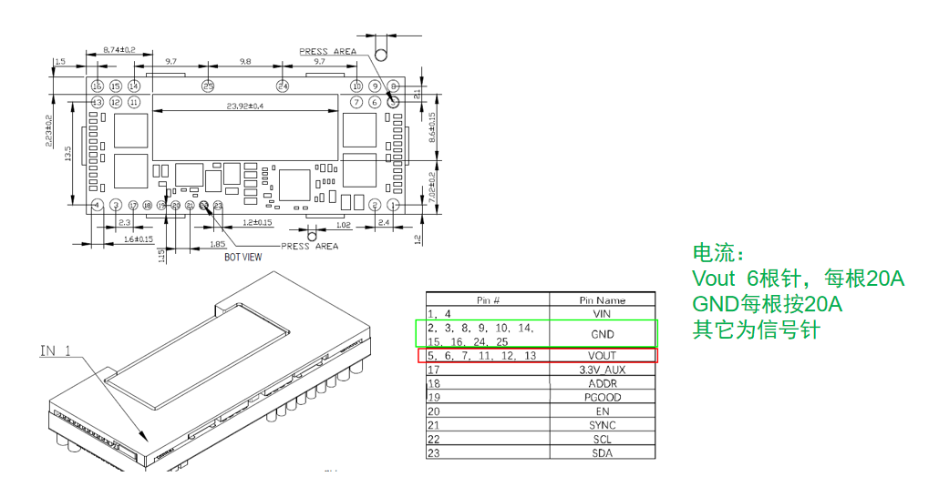 电源模块LGA72pin封装老化测试座socket