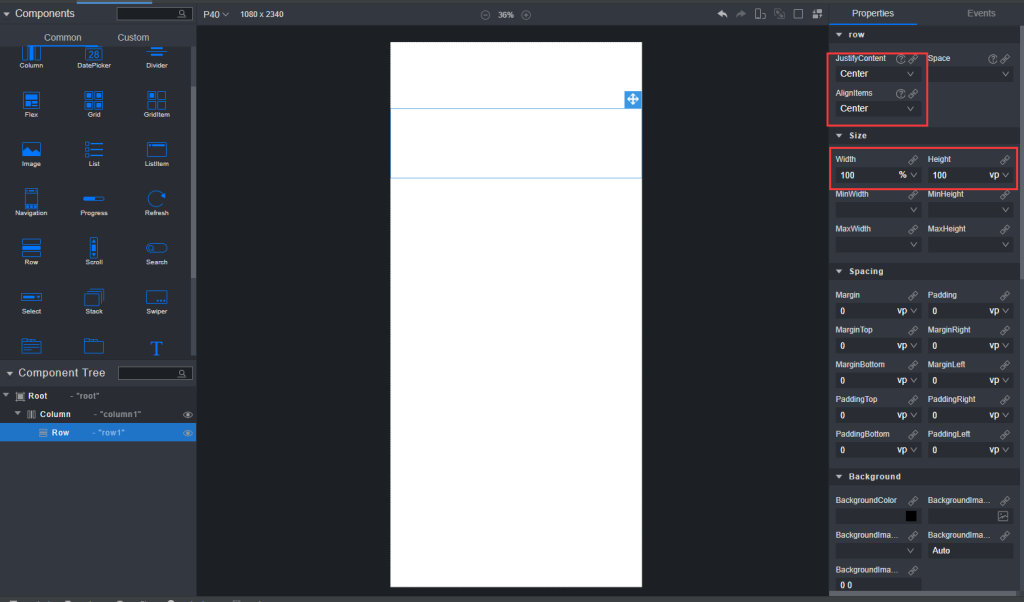 004 2 1024x602 - HarmonyOS应用开发-低代码开发登录页