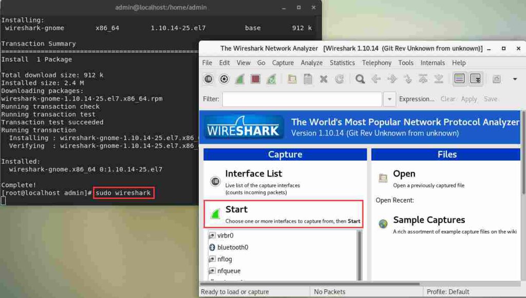 wireshark003 1024x581 - Linux下使用Wireshark抓包教程
