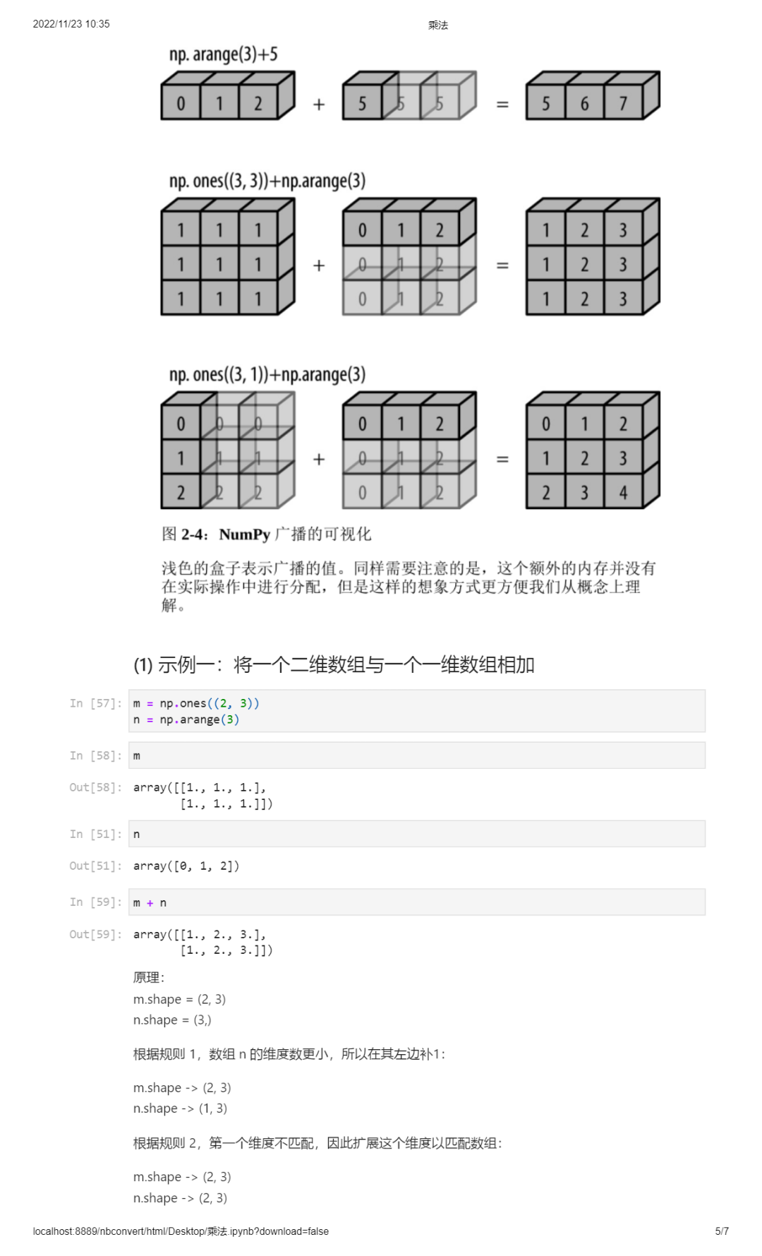 python中数据基本操作、向量乘法、矩阵乘法、广播详解-腾讯云开发者社区-腾讯云