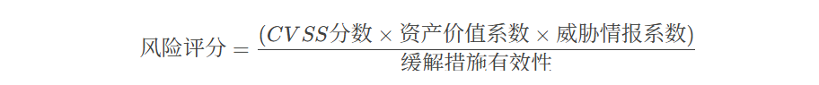 风险评分公式