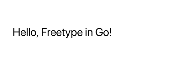 hello freetype
