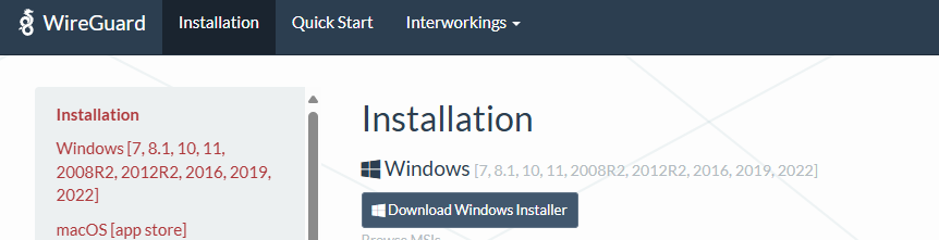 Windows安装包下载