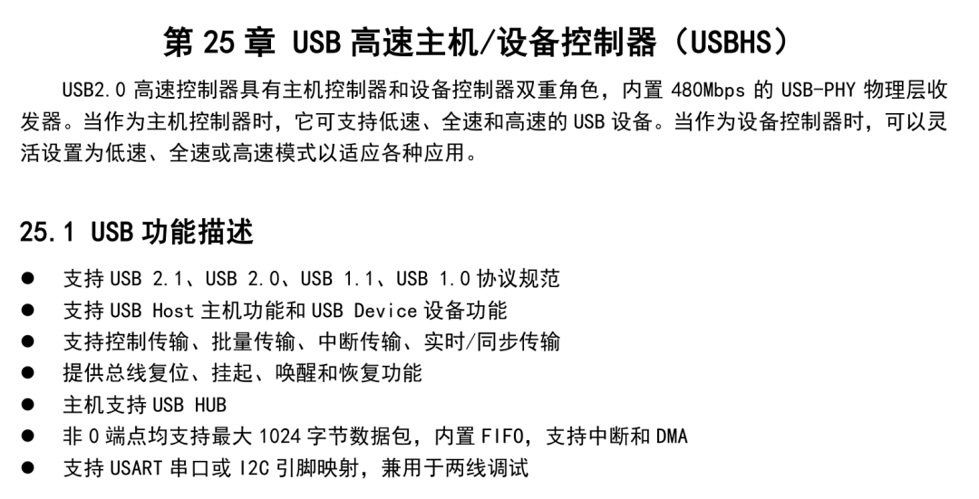也就是高速版的2.0,也有完整的PHY